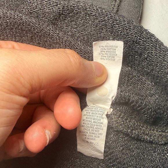 Aerie Gray Distressed Sweatshirt Size Small EUC - Picture 4 of 7